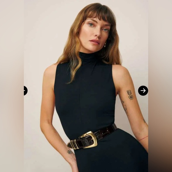 NWT Reformation Axton Knit Midi Dress - Picture 3 of 8